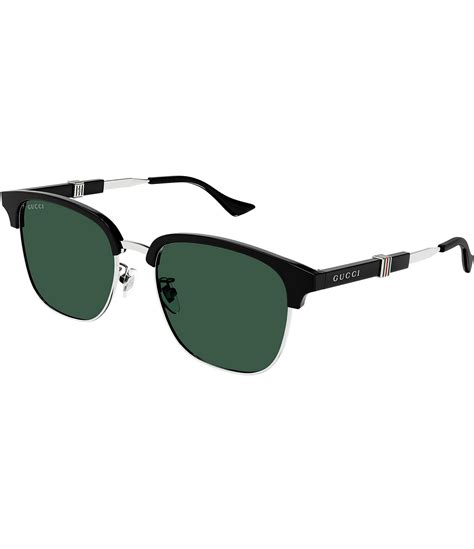 mens gucci wrap around sunglasses|gucci 55mm round sunglasses.